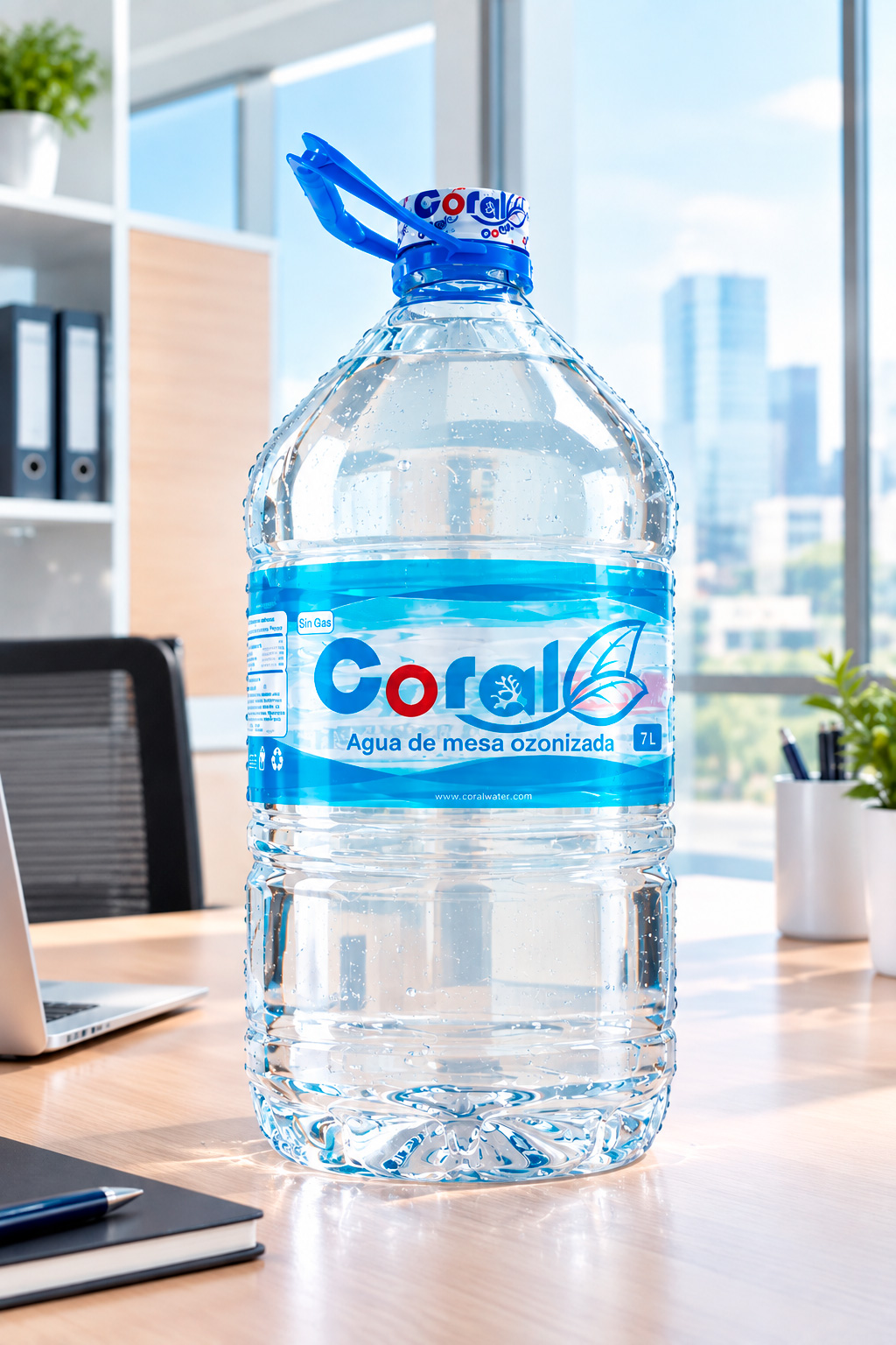 Botella de agua de 7 Lt. Ideal para llevarlo a donde sea